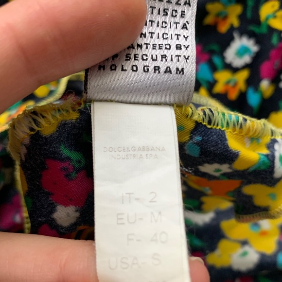 DOLCE & GABBANA D&G floral camisole - Picture 6 of 7